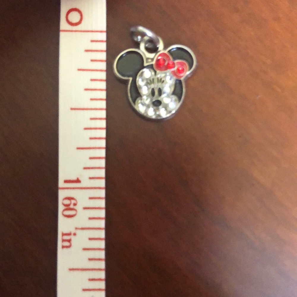 AUTHENTIC Disney Minnie Mouse necklace charm